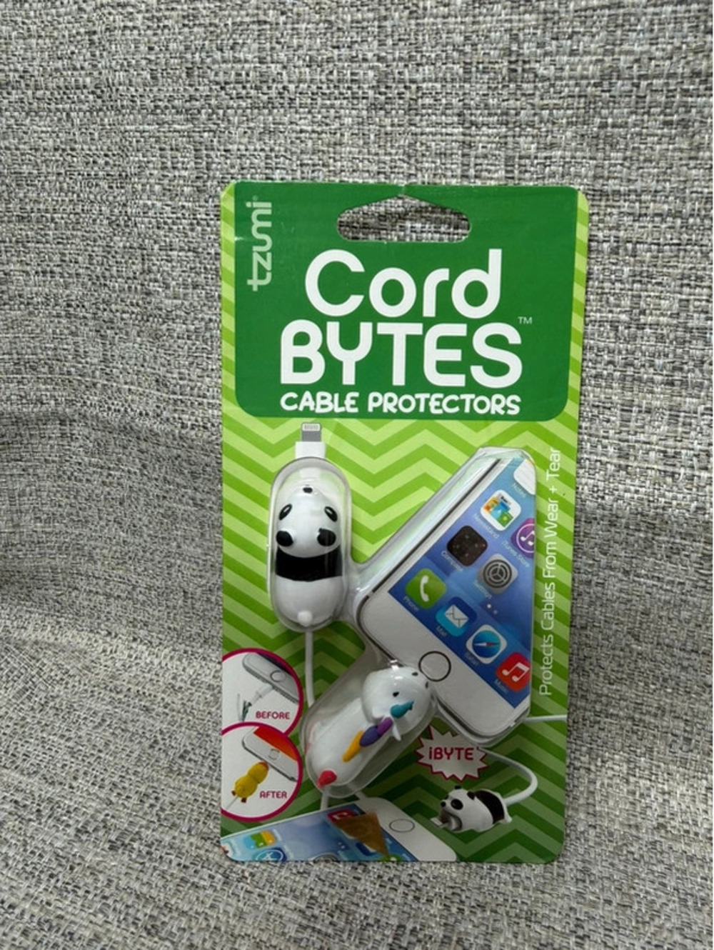 New Panda Unicorn Cable Protectors iPhone Charger Cute 2pc